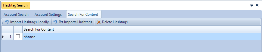 keyword setting